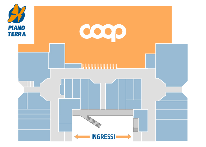 Centro Commerciale Euro Torri | COOP Fidenza | dove siamo dentro al centro