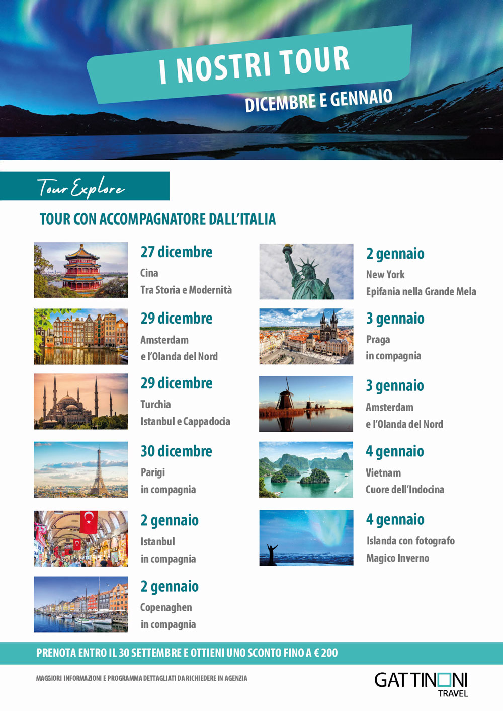 Centro Commerciale Euro Torri | Promozione: I NOSTRI TOUR: dicembre e gennaio