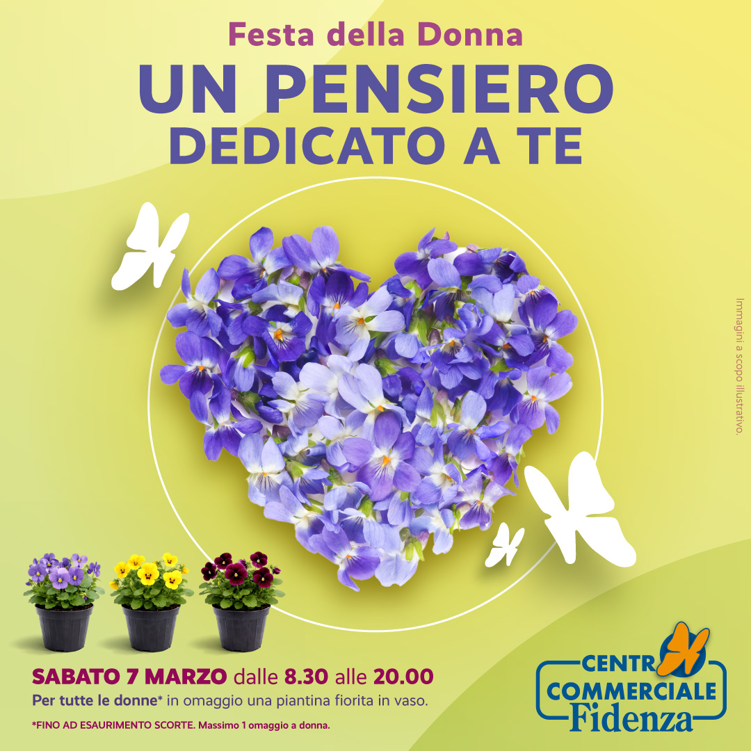 Centro Commerciale Euro Torri | Festa della Donna<br>UN PENSIERO DEDICATO A TE